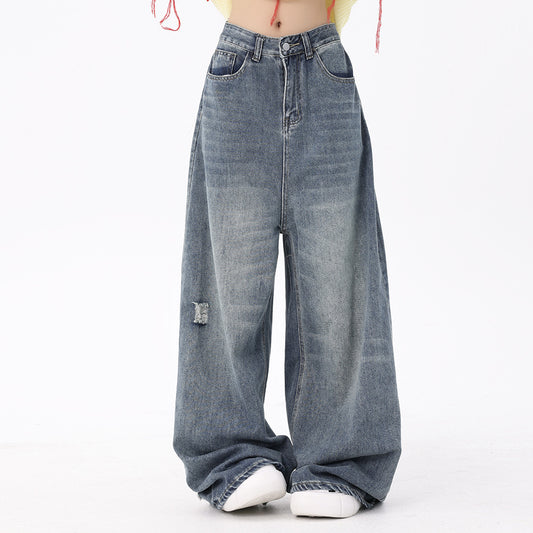 American Retro Wide Leg Daddy Pants Men